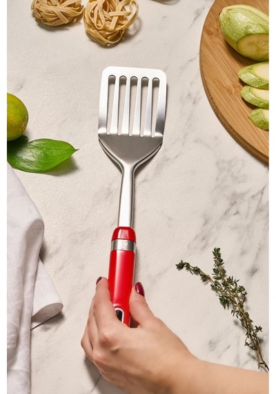 Karaca  Mastermaid Oluklu Spatula Kırmızı