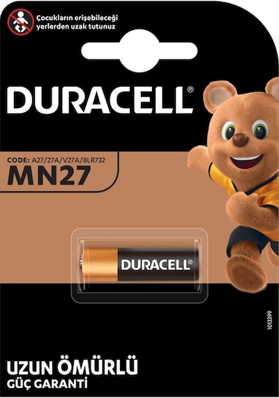 Duracell Mn27/27a Pil 1'li - -popvitrin Duracell