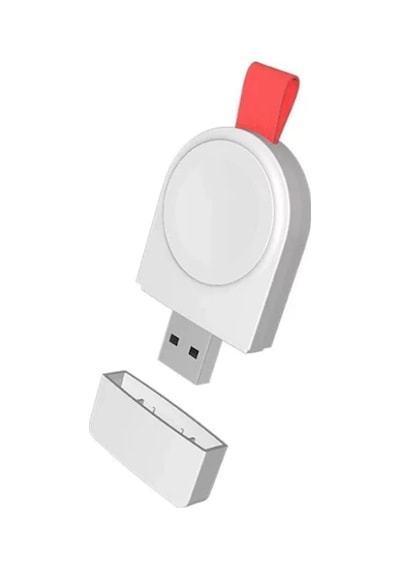 Ally IWatch Uyumlu 1-2-3-4-5-6 Se Magnetic Şarj Cihazı (193832616)-Beyaz