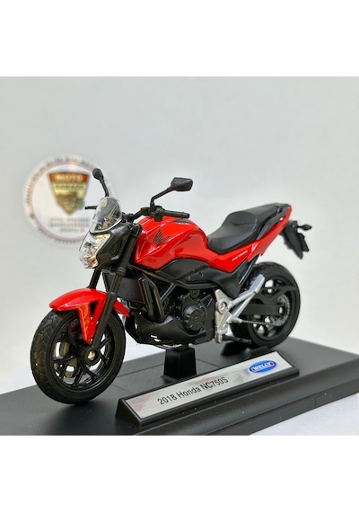 Honda Nc750s 1:18 Diecast Model Motosiklet