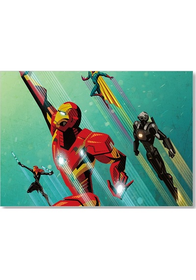 Cakasepetim Civil War Iron Man Rising Ahşap Mdf Tablo