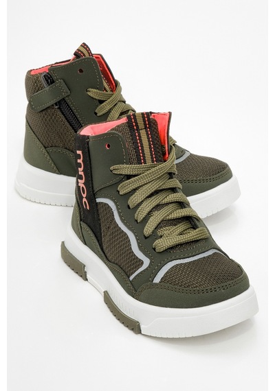 Mnpc Erkek Çocuk Haki Suya Dayanıklı Anatomik Sneaker Günlük Bot 25k4b11017263 Haki