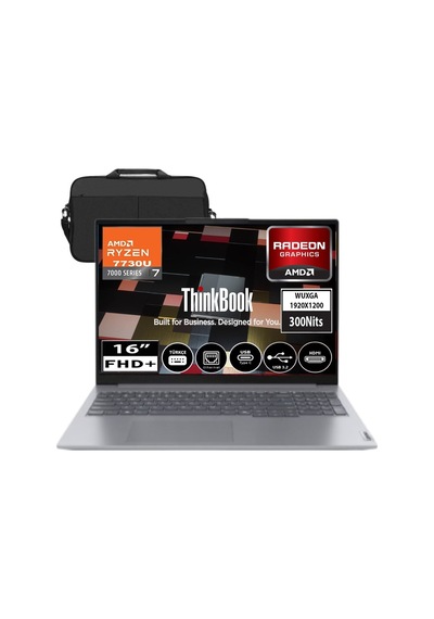 Lenovo ThinkBook 16 G7 Arp 21MW002CTR04 R7-7735HS 48 GB 512 GB SSD 16" Free Dos Dizüstü Bilgisayar