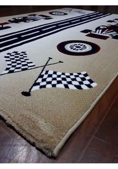 Saray Çocuk 12611J Yarış Araba 125X180 Cm Çok Renkli