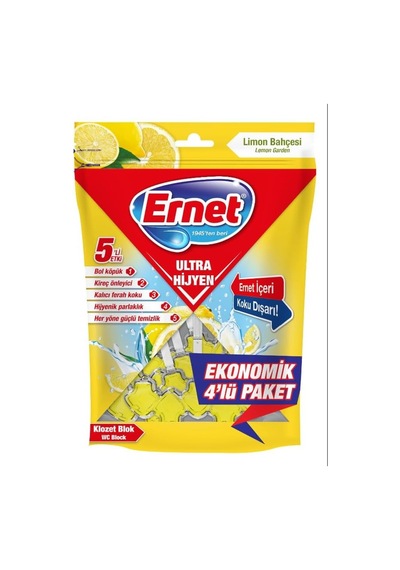 Klozet Ultra Hijyen Limon Bahçesi 4 X 50 G