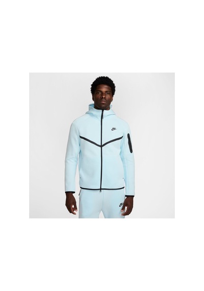 Nike Tech Fleece Fz Windrunner Hoodie Erkek Lacivert Sweatshirt Mavi