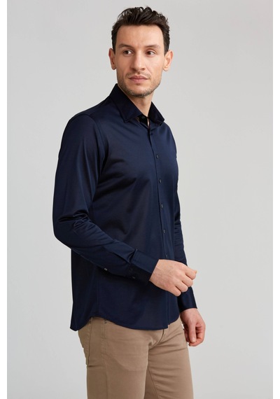 Bisse Platınıum Regular Fit Gömlek K.lacivert Pltg026 40 Koyu Lacivert