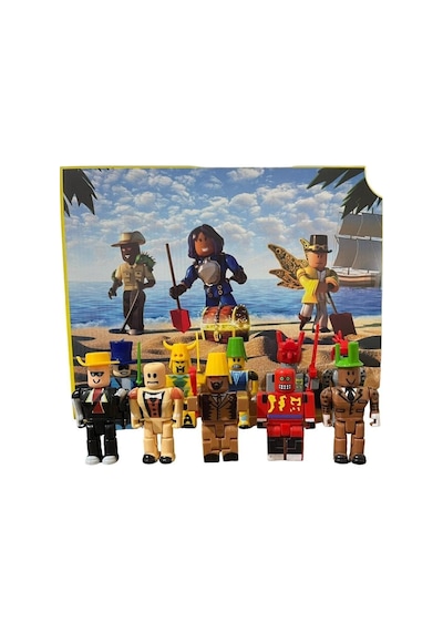 Oyuncak Roblox Figürleri Toplam 24 Parça Büyük Boy 10 Karakterli Figür Set