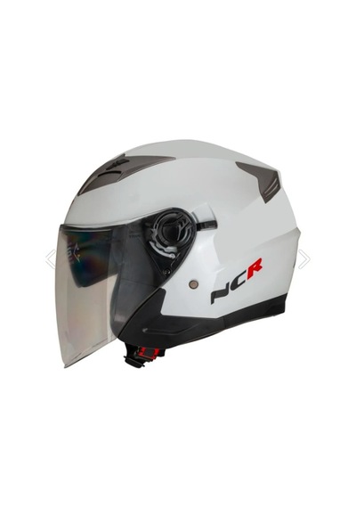 Ncr Açık Yarım Güneş Vizörlü Kask Beyaz