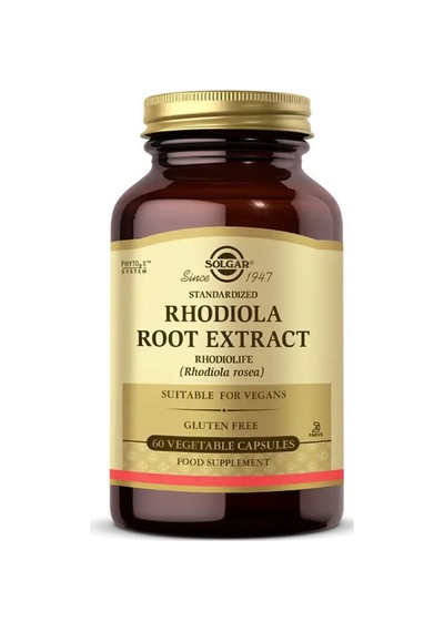 Solgar Rhodiola Root Extract 60 Bitkisel Kapsül