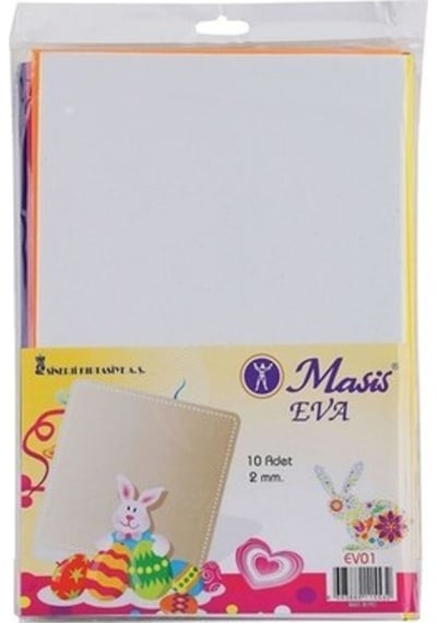 Eva Yapışkanlı 2mm. 50x70 10luk Paket