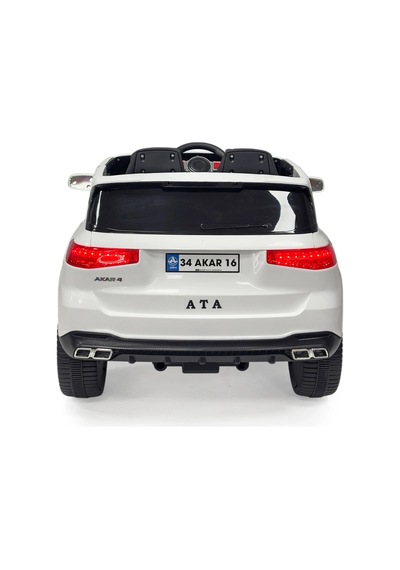 Ata Gt Beyaz Uzaktan Kumandalı 4x2 12 Volt Akülü Araba - Rc Togg Akülü Araba Tog Akülü Araç Çok Renkli