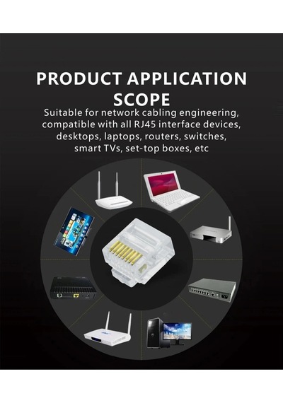 Miaxtreme Cat8 20 Metre Premium Süper Hızlı Ethernet Kablosu 40 Gigabit/s 2000mhz Metal Zırhlı Rj45 Lan Kablo