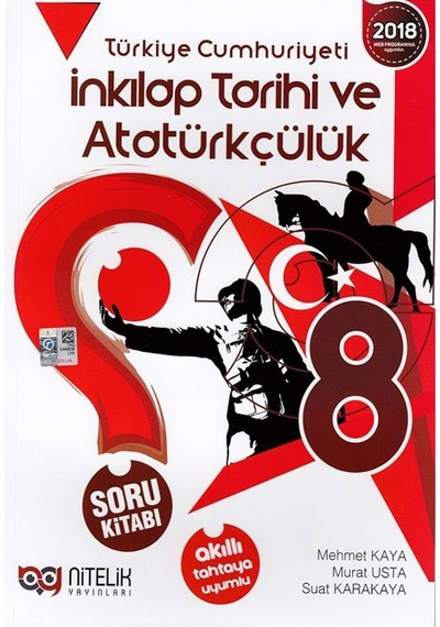 8 Sınıf Tc Inkılap Tarihi Ve Atatürkçülük Soru Kitabı Nitelik Yay