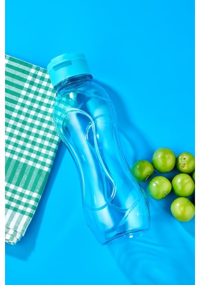 Kolay Kapak Eco Şişe Suluk 500 Ml, Su Şişesi Turkuaz Plastik Diğer