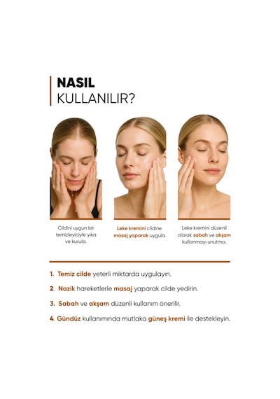 Mia Klinika Cilt Beyazlatıcı ve Ton Eşitlemeye Yardımcı Leke Kremi 50 ML
