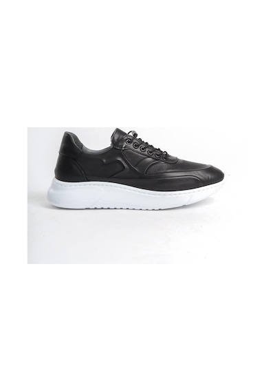 Mubiano Hakiki Deri Mbknt2090-s Erkek Siyah Sneaker & Spor Ayakkabı Siyah