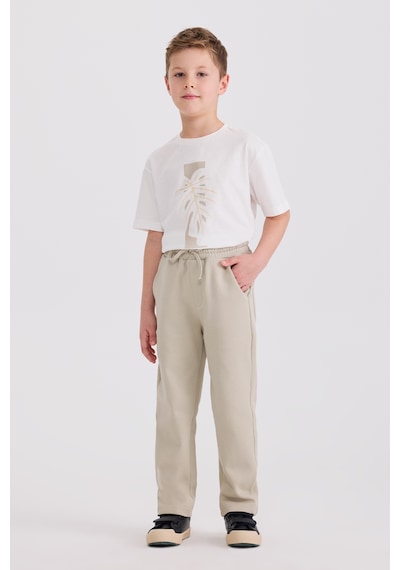 Panço Erkek Çocuk Örme Açık Yeşil Pantolon