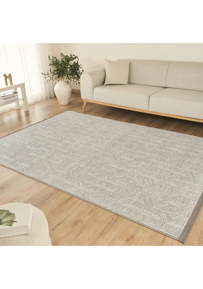 Kaşmir Halı 7/24 Sahara Sofline Aura Grey 200x290 Cm Gri