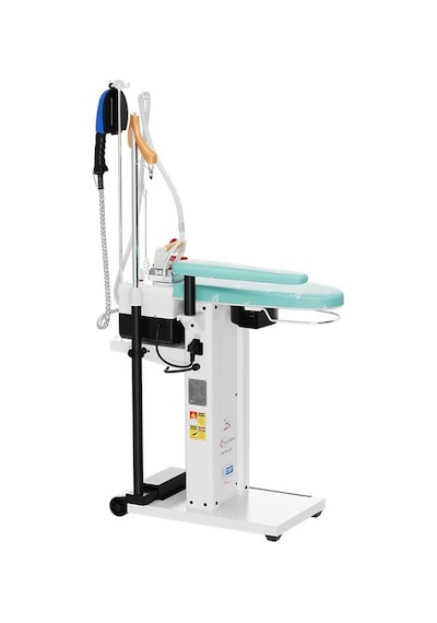 Gazzella "tiny Mini" Kazanlı Tip Portatif Ütü Masası- Ayak Pedallı / Mağaza Tipi - 60 Cm Turkuaz