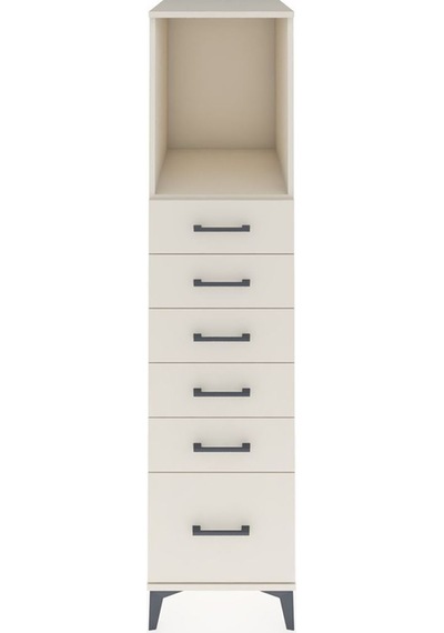 Kronos Dolap Tek Raflı 6 Çekmeceli 44x59x182 Aytaşı-aytaşı Aytası