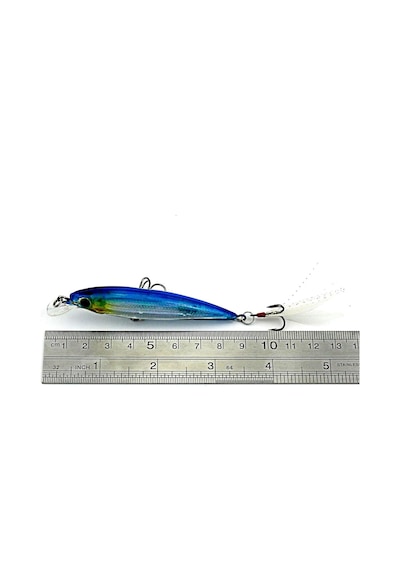 Valkyrie 10 Adet 9cm 7.2gr Tüylü Minnow Rapala Suni Spin Olta Balık Yemi