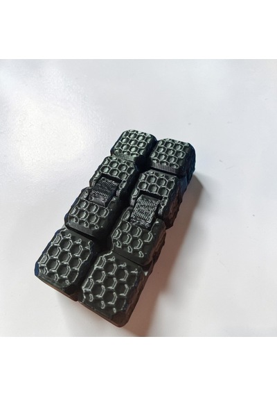 Sonsuz Stres Küpü Infinity Cube - Parmak Egzersiz Ve El Kondisyon Aparatı - Ergonomik Petek Dokulu Odaklanma Aracı - Anti-stres Ve Zihin Boşaltma Aparatı