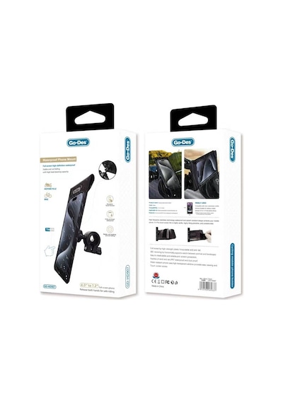 Bisiklet Ve Motosiklet Telefon Tutucu Go Des Gd-hd907 Su Geçirmez Tasarımlı