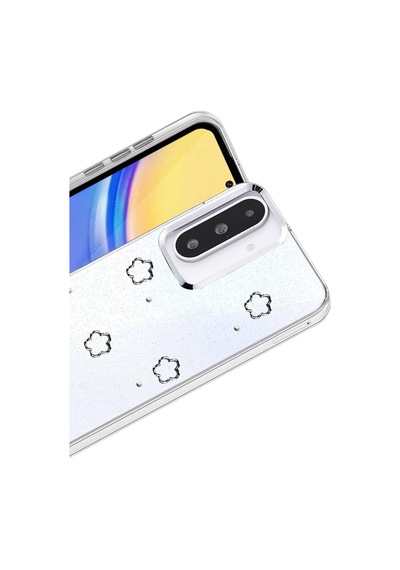 Samsung Uyumlu Galaxy A36 Uyumlu Fiyonk Desenli Kapak - Desen 2 Renkli