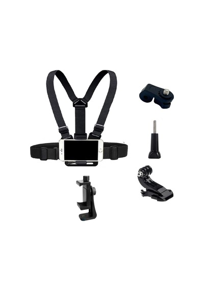 Coverzone 5 Parça Göğüs Bandı Aksiyon Kamera Ve Telefon Tutucu 360 Döner, Ayarlanabilir Harness, Spor Ve Outdoor İçin Chest Mount Holder Zr1130 Sku: Zeusstk84d2cb2070