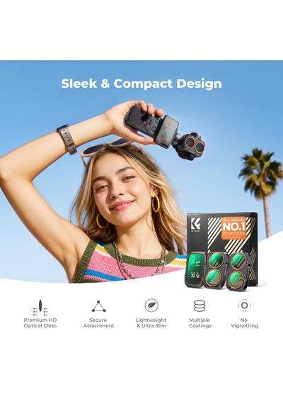 Djı Osmo Pocket 4p/xtra Muse2 Pro İle Uyumlu 3'lü Paket Filtre Diğer