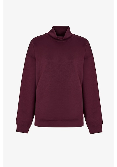 Penti Bordo İpeksi Dokunuş Silky Touch Rahat Yaka Sweatshirt