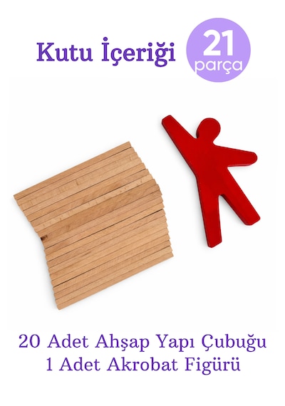 Ahşap Denge Oyunu Denge Çubukları Çocuk Eğlenceli Grup Oyunu Montessori Oyuncak