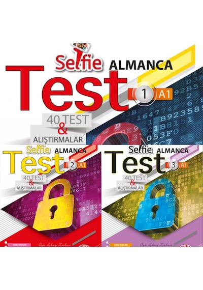 Çıpa Almanca A1 Seviye Selfie Test Soru Bankası Seti Toplam 3 Ki