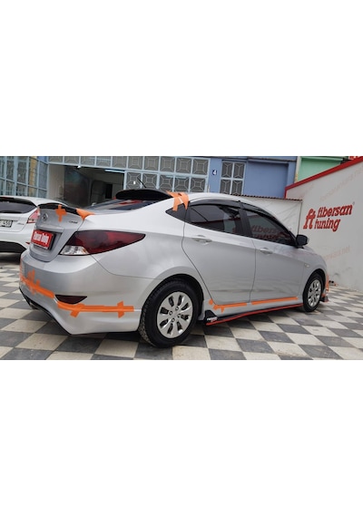 Hyundai Blue Marşpiyel Takımı --Fibersan Tuning