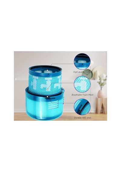 Rovexa Dyson Gen5 Detect Uyumlu Hepa Filtre 4 Adet