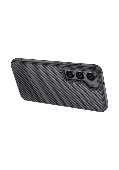 Wlons Galaxy S23 Plus Uyumlu Aramid Karbon Fiber Magsafe Özellikli Kılıf