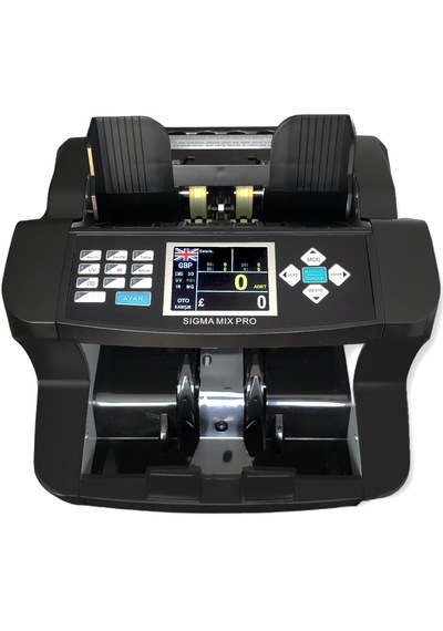 Mix Pro Tl,€,$,£,Syp Sahte Kontrollü Karışık Sayım Para Sayma Makinesi