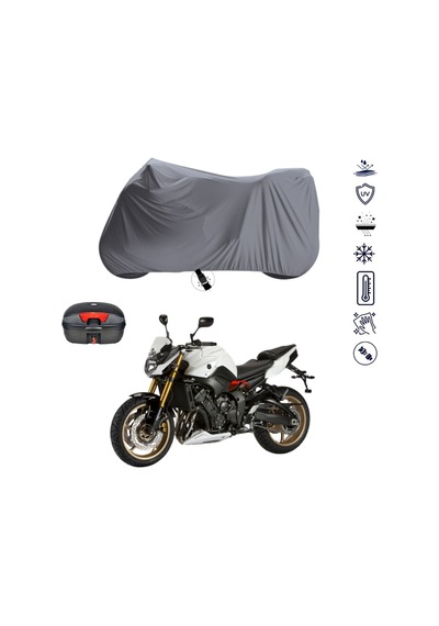 Yamaha FZ8 Arka Çanta Uyumlu Motosiklet Branda Su Geçirmez Motor Branda