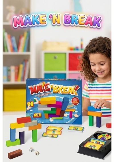 Make 'n' Break Akıl Ve Zeka Oyunu - Smart Choice Edisyonu Eğitici Eğlenceli Hız Ve İnşa Oyunu