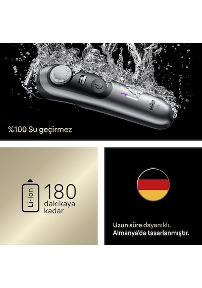 Braun Sakal Düzeltici Series 9, +7 Berber Ekipmanları, 52 Uzunluk, Problade, Bt9520