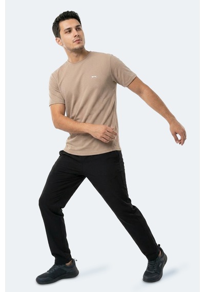 Slazenger Hugger Erkek Vizon Tişört