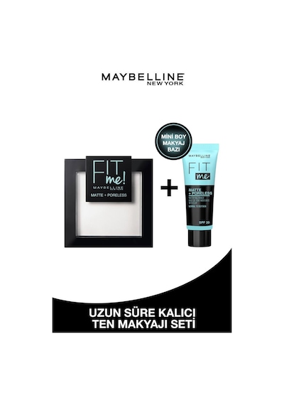 Fit Me Matte+poreless Pudra 90 Translucent Transparan & Matlaştırcı Mini Makyaj Bazı Avantajlı Set pktprlspdrmnmkyjst-8969 Diğer