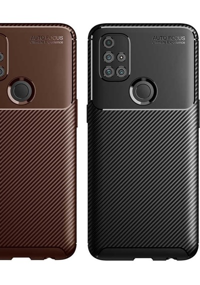 One Plus Nord N10 Karbon Görünüm Negro Silikon Kilif 545542572