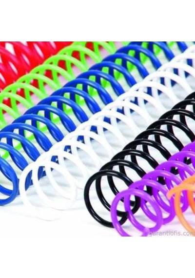 Sarff Coil 8 Mm Beyaz Pvc 4 1 Helezon Spiral 25 Yaprak Kapasitel