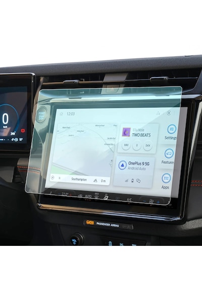 Ford Puma 2024-2025 Uyumlu 12 İnç Navigasyon 9h Nano Ekran Koruyucu 9H Nano Ekran Koruyucu