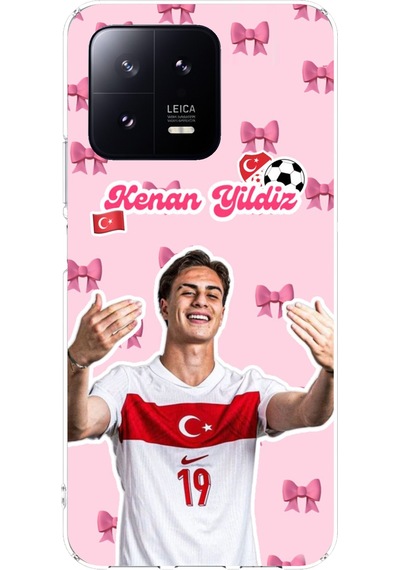 Xiaomi Mi 13 Uyumlu Kenan Yıldız Kurdele Baskılı Silikon Kılıf Renkli