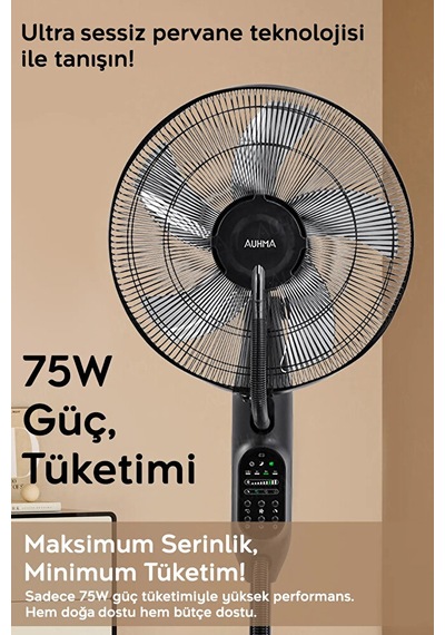 Uzaktan Kumandalı Buzlu Vantilatör Buharlı 3l Nemlendirici Fan Za