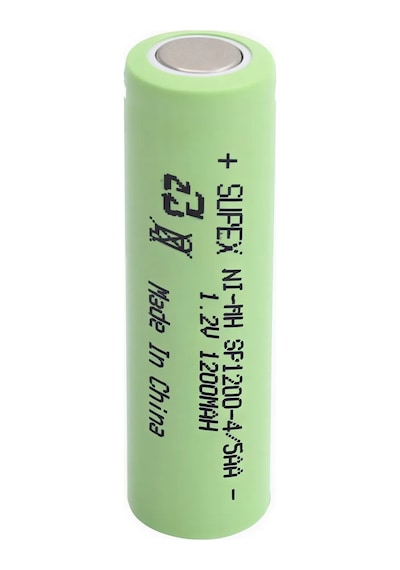 Supex Sp1200-4/5aa 1.2v 1200mah Ni-mh Kısa Kalem Şarjlı Pil