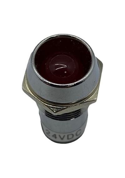 Eng 24v Göz Lambası Kırmızı metal ledli 14 Mm N11.7863
